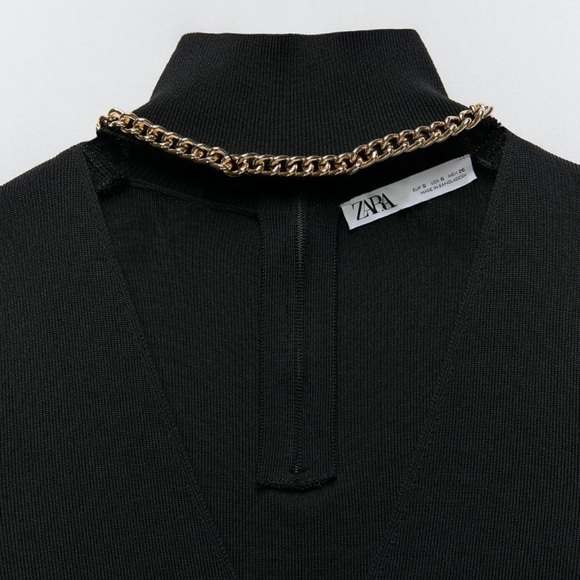 Zara knit sweater with chains - Picture 6 of 8